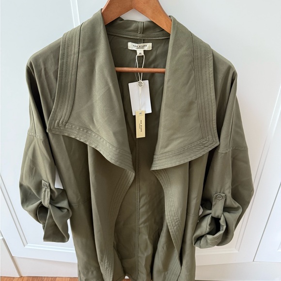 NWT: Max Studio London Coat - Twill, Size XL - Picture 4 of 4
